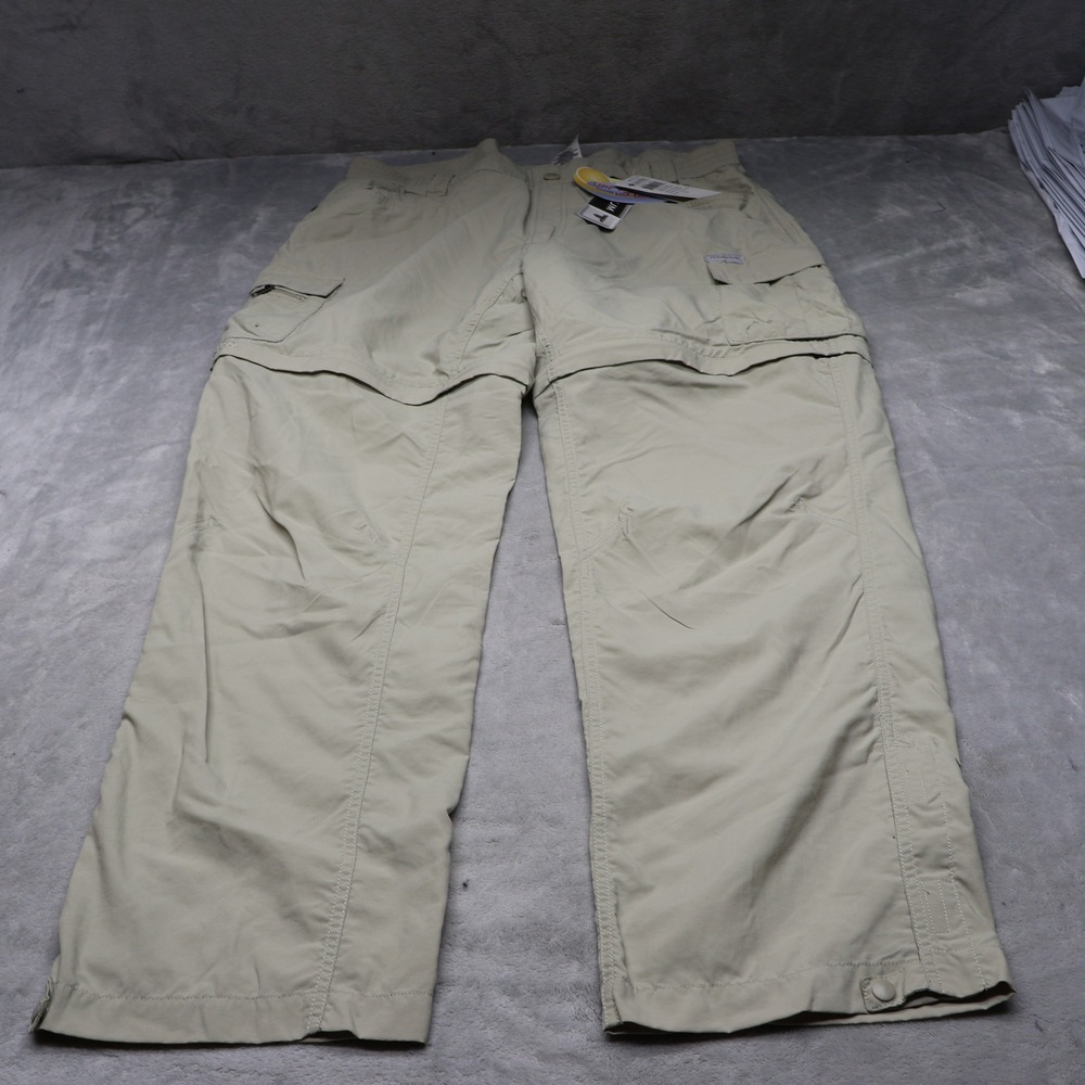 Columbia Pants Women XL Beige Challenger II Convertible Light Packable 36x32 NEW